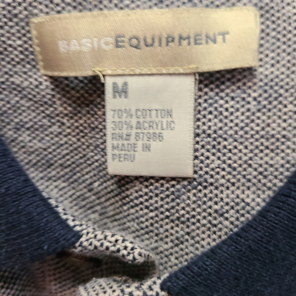 (727) Basic Equipment Men's Classic Polo Shirt, Size: Medium Color: Grey - Picture 9 of 12